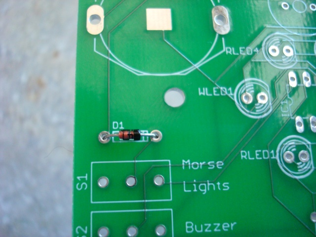A picture of the diode in.